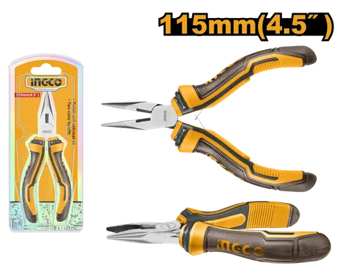 Мини-тонкогубцы HMLNP08115 INGCO, блистер SUPER