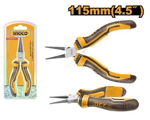 Мини-тонкогубцы HMNP08115 INGCO, блистер SUPER