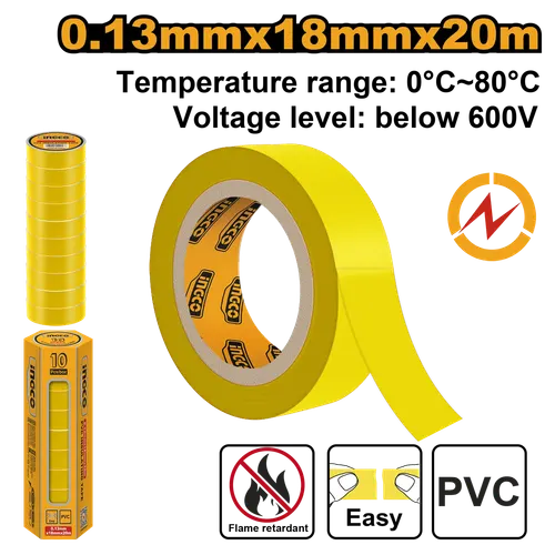Изолента HPET1011 INGCO INDUSTRIAL