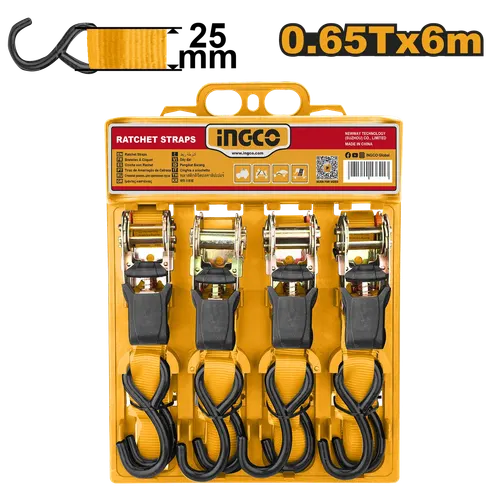 Стяжной ремень с храповиком HRSP065607 INGCO SUPER