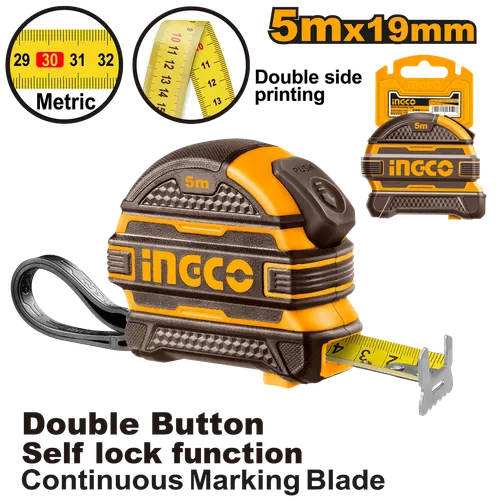 Рулетка HSMT08519-1 INGCO SUPER
