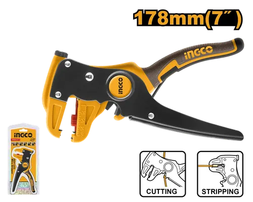 Стрипер автоматический HWSP15608 INGCO, блистер INDUSTRIAL