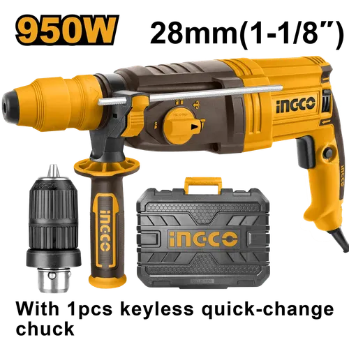 Перфоратор RGH9528-2 950Вт, SDS+, INGCO